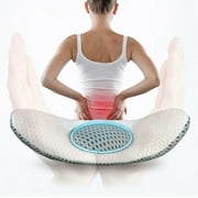 ETOSHOPY Leaf Shape Lumbar Support Wedge Pillow Sleep Pregnant Bed Cushion Lower Back Pain Relief