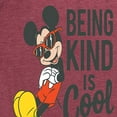 thumbnail image 3 of Mickey & Friends - Mickey Kind Is Cool - Women's Short Sleeve Graphic T-Shirt, 3 of 5
