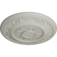 thumbnail image 3 of Ekena Millwork 25 7/8"OD x 2 1/4"P Nestor Ceiling Medallion (Fits Canopies up to 5"), Hand-Painted Pot of Cream, 3 of 6