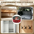thumbnail image 7 of ACDANC 2Pcs Wreath Storage,Double Zipper Wreath Storage Container,Foldable Storage Case Christmas Storage,24x24x7.9",Red, 7 of 7