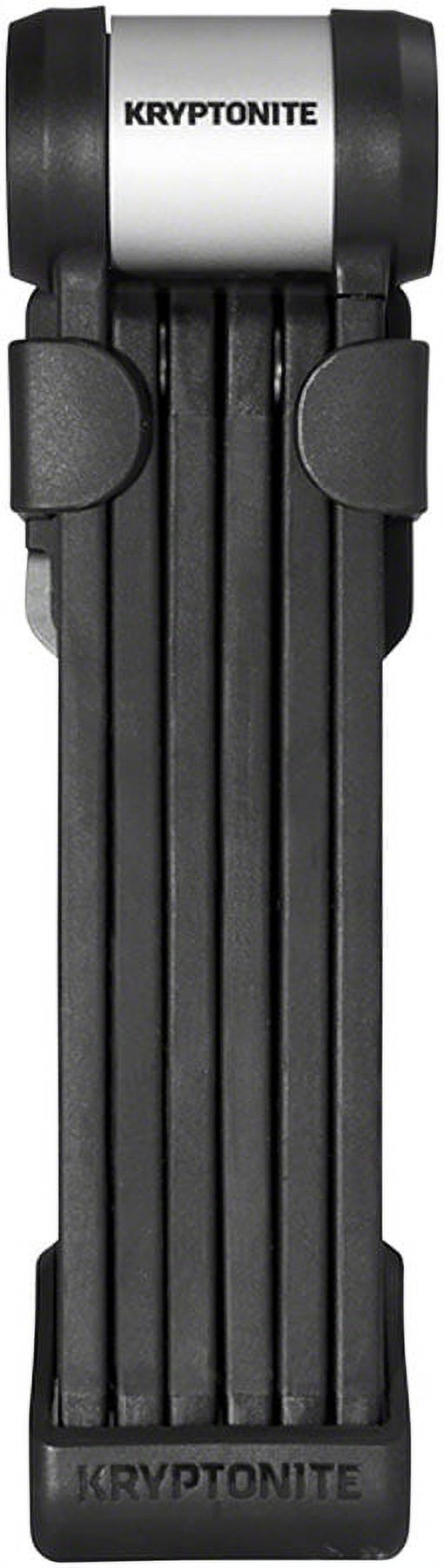 Kryptonite Kryptolok 610 S Folding Lock 100cm 5mm Black Includes 2 Keys - image 3 of 4