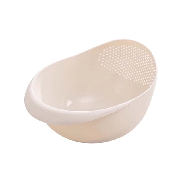 Yhmxh Basket,Storage and Organization Kitchen Multifunctional Rice Washer Vegetable Basket Lazy Products Draining And Washing Rice Sieve With Dense Holes Multi-purpose Plastic Rice Washing Bas