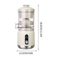 thumbnail image 2 of ABPWLY Fruit Mixer Blender Wireless Portable Orange Juicer, 1300mAh Battery, LCD Display, Non-Slip Base, 600ml Capacity, for Home, Travel, Easy Clean,Charging, 2 of 5