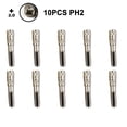 thumbnail image 1 of 10pcs H4 Hex Shank Socket Screwdriver Bits 2.5-5.5mm Nut Driver for DIY Projects PH2, 1 of 9