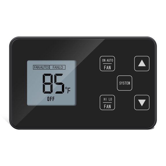 RV Thermostat, Briidea RV LCD Screen Digital Thermostat (Cool/Heat), Replace for Dometic 3106995.032, Not Applicable For Coleman Air Conditioners & Dometic 3 Wires System, 12V DC