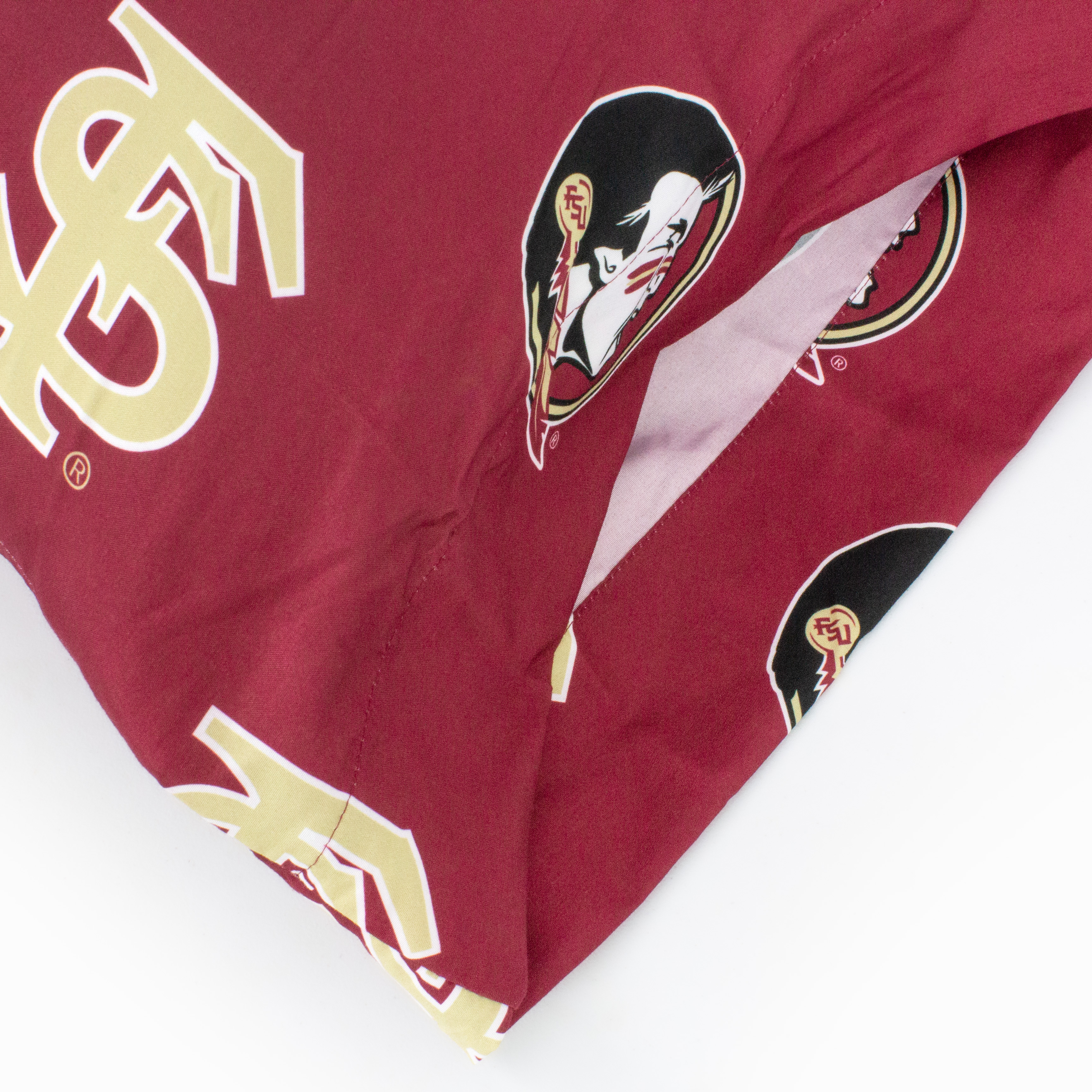 Florida State Seminoles Pillowcase Pair, Standard, 20" x 30" (2 Standard Pillowcases)