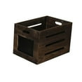 thumbnail image 3 of Cutout Design Wooden Box with Chalkboard Inserts, Set of 3, Brown and Black, 3 of 5