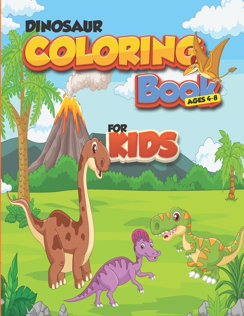 Colouring Books 100 Sticker Kids Unicorn Dinosau Activity Children Art Fun Carry 