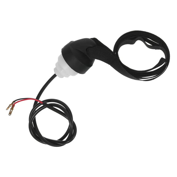 TEHAUX Outboard Replacement Engine Stop Lanyard Motorcycle Kill Switch Rope Black ABS 1Pcs