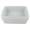 thumbnail image 2 of Kekow 4-Pack 22 L Commercial Bus Tubs/Bus Box, Large Plastic Tote Box,  White, 2 of 7