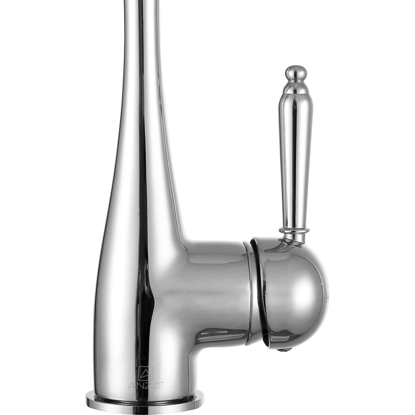 Patriarch Single Handle Standard Kitchen Faucet in Polished Chrome