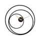 thumbnail image 4 of Reloj de pared industrial redondo Strade Fareast Limited de 60 cm Negro, 4 of 8