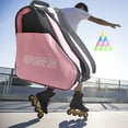 thumbnail image 1 of Ice Skates Bag with Adjustable Shoulder Strap, Breathable Skating Shoes Storage Bag, for Ice Skates, Inline Skates Pink, 1 of 10