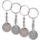 thumbnail image 3 of GOOHOCHY Llaveros con fichas para carrito de compras, colgantes, fichas para carrito de compras, adornos de llavero de Metal, 4 Uds., 3 of 8