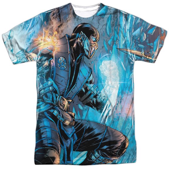 Mortal Kombat Kombat Comic Mens Sublimation Polyester Shirt