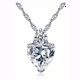 thumbnail image 2 of Juego De Collar Y Aretes Mujer Plata 925 Con Zirconia+caja Plata  Corazon, 2 of 5
