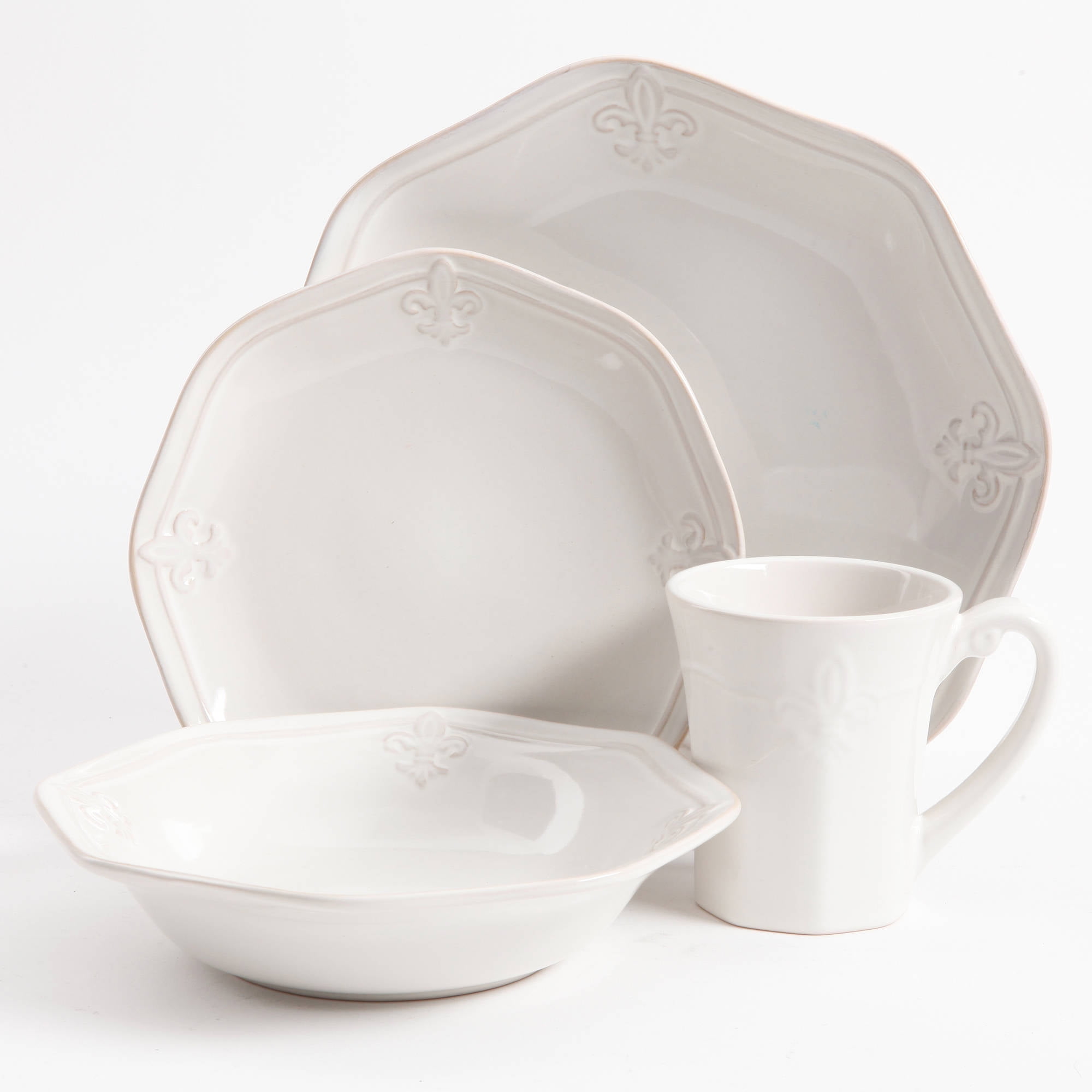 Better Homes & Gardens Country Crest Dinnerware, Set Of 16 - 1