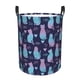 thumbnail image 1 of Fotbe Silhouette Cats Cesto de Ropa con Asas, Cesto Impermeable de Gran Capacidad, Bolsa de Lavado para Dormitorio, Cesto de Ropa con Ruedas y Asas-Medium, 1 of 6