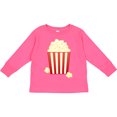thumbnail image 3 of Inktastic Popcorn Movie Treat Boys or Girls Long Sleeve Toddler T-Shirt, 3 of 5