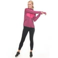 thumbnail image 6 of Little Donkey Andy Women's Lightweight Thermal Running Jacket Hybrid Quilted Full Zip Golf Jacket with Hood Rose Heather S, 6 of 7