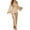 Beige, variant on Women’s Loungewear Sets – Fitted Bamboo Pajama Stretch Soft Lounge for Women Postpartum or Travel Use Silk Set For Elegant Solid Color Robe And Long Pants Two Piece