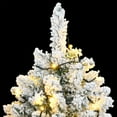 thumbnail image 2 of vidaXL Artificial Hinged Christmas Tree 300 LEDs & Flocked Snow 82.7", 2 of 9