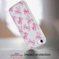 thumbnail image 3 of For Apple iPhone SE 3 (2022) SE/8/7 Case, Fashion Layer Design Slim IMD TPU Protective, Shockproof Hybrid Stylish Durable Hard PC Phone Cover (Bow Knot), 3 of 8