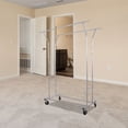 thumbnail image 2 of Rolling Clothes Drying Rack  Multifunctional Laundry Garment Rack with Adjustable Size  Space Saving Clothes Stand with Durable Steel Frame and Wheels for Balcony  Garden  Open Air  Indoo, 2 of 4