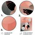 thumbnail image 3 of Designart "Profound Intimacy Pink Minimalism I" Minimalism Metal Wall Art, 3 of 5