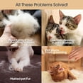 thumbnail image 4 of Pet Grooming Gloves Dog Hair Remover Mitt Cat Deshedding Gentle Fur Brush Glove, 4 of 8