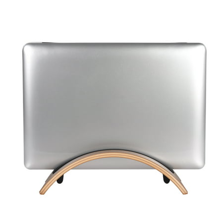 Opolski Wooden Vertical Laptop Desktop Stand Holder Display Rack