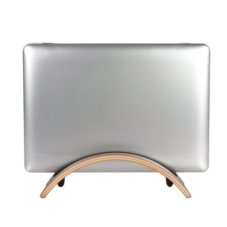 Opolski Wooden Vertical Laptop Desktop Stand Holder Display Rack