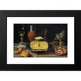 thumbnail image 2 of Jacob Foppens van Es 14x10 Black Modern Framed Museum Art Print Titled - Breakfast Piece with Cheese and Goblet, 2 of 5