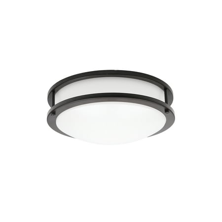 

QPLUS 14 LED Ceiling Light Flush Mount 4000K (Neutral) Dimmable Bronze