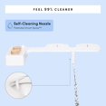 thumbnail image 3 of TUSHY 3.0 Spa Bidet Attachment. Cool to Warm Water Temperature Control, Self Cleaning Fresh Water Sprayer, Adjustable Pressure Nozzle & Angle Control (Requires Sink Access for Warm Water), Bamboo, 3 of 8