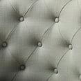 thumbnail image 3 of Gray Tufted Back Linen Style Rolling Office Chair, 3 of 11