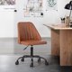 thumbnail image 1 of Silla de Oficina FurnitureR PU BONE OFFICE CHIAR Marrón Altura ajustable 10.5cm, 1 of 5