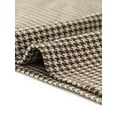 thumbnail image 6 of Unique Bargains Women's Work Office 3/4 Sleeve Boat Neck Houndstooth Top XS Brown, 6 of 7