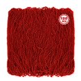 thumbnail image 1 of Collar de abalorios Huskein Red Mardi Gras 33 cm de plástico x120, 1 of 7