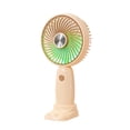 thumbnail image 2 of SSZMDLB Handheld Fan USB Rechargeable Portable Mini Fan, Personal Cooling Fan for Outdoor Travel Office Teen, Rechargeable Small Fan with Base, Quiet Battery Operated Desk Fan, 2 of 6