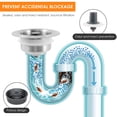 thumbnail image 7 of Evjurcn 2Pcs Kitchen Sink Drain Strainer Stainless Steel Sink Strainer Pop Up Sink Stopper Anti-Clogging Sink Basket Strainer Food Catcher 3 in 1 Sink Stopper Strainer for 3.5inch Drain, 7 of 7
