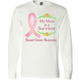 thumbnail image 3 of Inktastic My Mom is a Survivor Breast Cancer Awareness Long Sleeve T-Shirt, 3 of 5