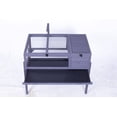thumbnail image 3 of Tortoise Habitat Indoor & Outdoor, Wooden Tortoise House with Detachable Legs, Reptile Cage for Small Animals, 3 of 9