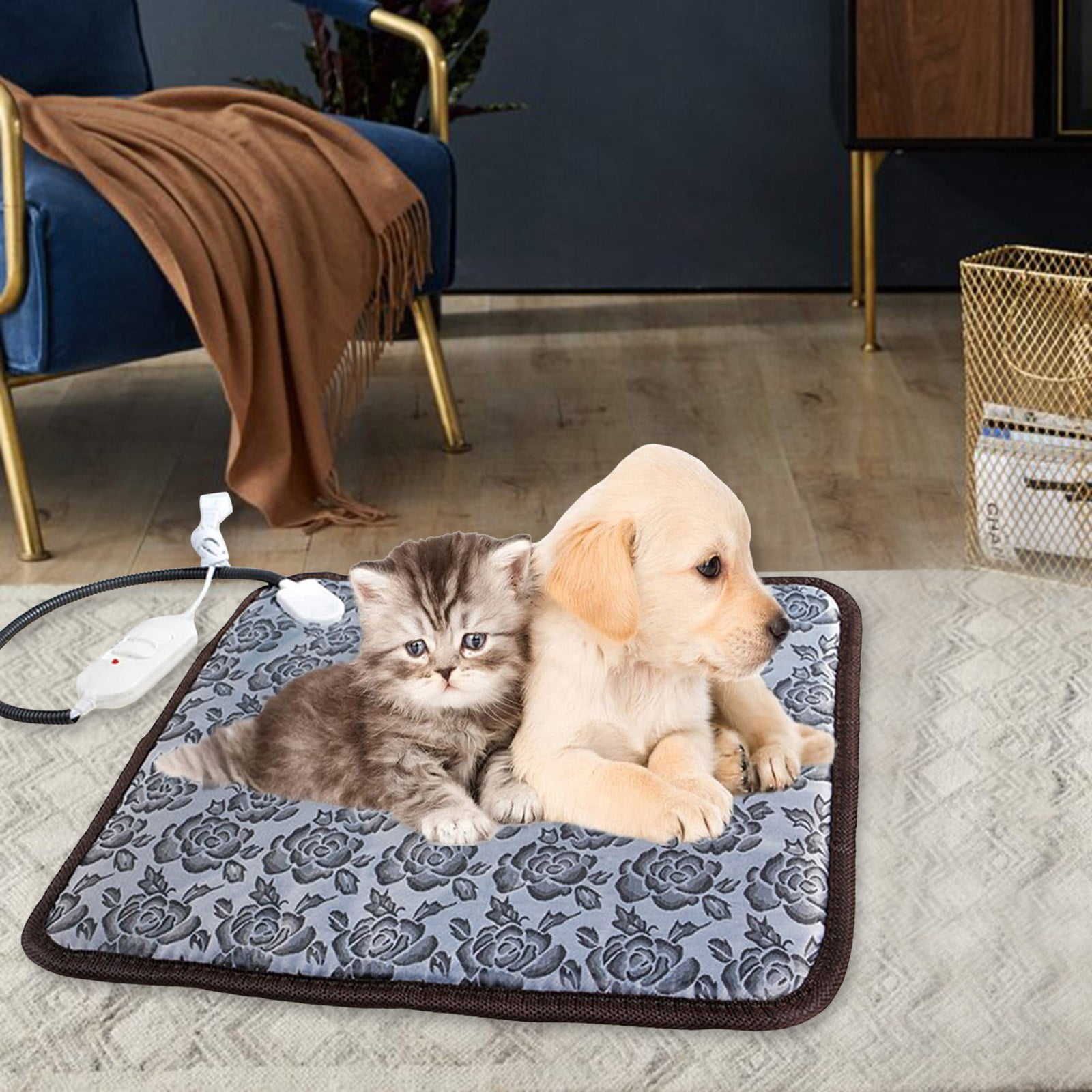 Pet Warm Heated Pad Puppy Dog Cats Large Electric Bed Mat Heater Mats