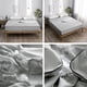 thumbnail image 2 of Ropa de cama Sábana bajera de microfibra Resistente a decoloración CUIDADO Gris cro ELÁSTICO Reina Zulema Sábana ajustable para sábanas, 2 of 8