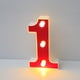 thumbnail image 1 of Luz LED de noche con letras en inglés para decoración de pared, marquesina roja con letras del alfabeto, lámpara para el hogar, Club, interior, exterior, fiesta de Navidad, boda, 26, 1 of 4