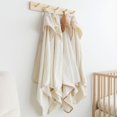 thumbnail image 5 of Crane Baby Hooded Towel, 100% Cotton & Terry Cloth Hooded Baby Towels for Boys & Girls, Neutral Dot, 30"w x 30"h, Hooded Baby Beach Towel, Baby Pool Towel, Baby Bath Towel, Hooded Towels For Baby, 5 of 8
