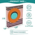 thumbnail image 3 of FORMRS 3 Ring Binder 1.5 inch with Pockets Set of 2 Clip Board 200 Sheets Capacity, Orange Circle, 3 of 8