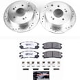 thumbnail image 3 of PowerStop Rear Z26 Street Warrior Carbon-Fiber Ceramic Brake Pad and Drilled and Slotted Rotor Kit Fits: MITSUBISHI Select Models K155-26, 3 of 9
