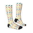 thumbnail image 4 of Lsque Colorful Squirrel Printed Crew Socks Men's Women's LightWeight Thin Casual Calf Socks ,Knee High Socks,Cotton Socks, 4 of 9